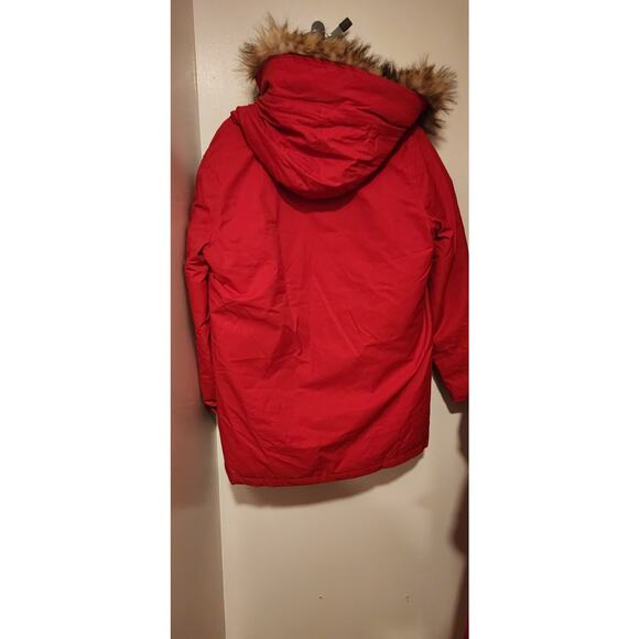 Piombo Men's Winter Coat with Faux Fur Hood Size M NWT - Picture 2 of 10